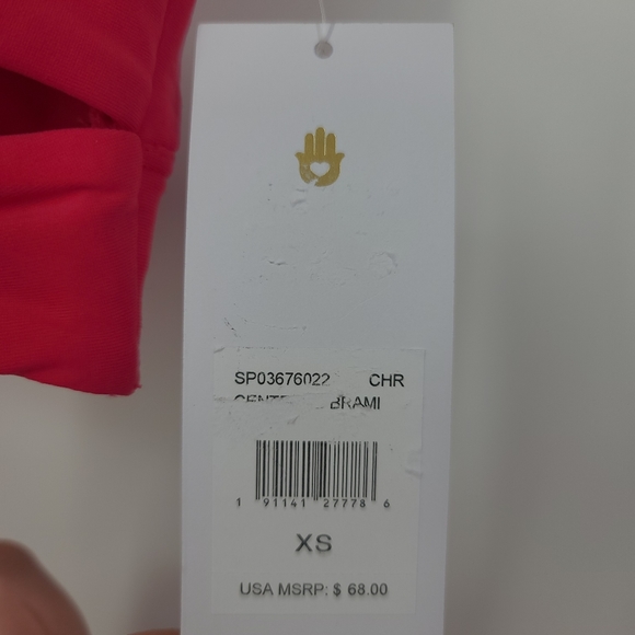 Spiritual Gangster Centered Brami Knot Sports Bra Womens Size XS - Picture 4 of 5